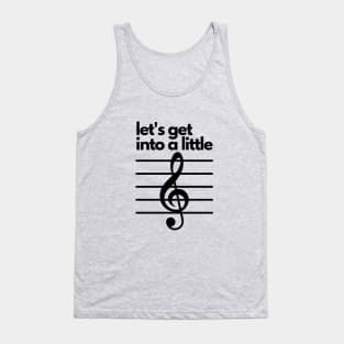 Let's get into a little treble- a music design Tank Top